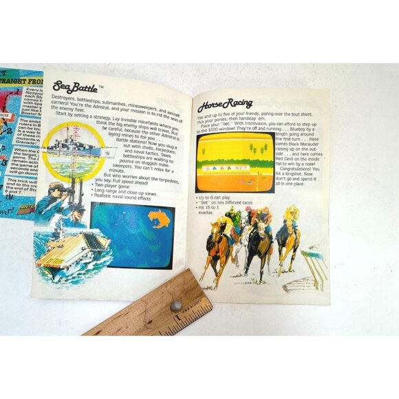 Intellivision Mattel Lot 5 Brochures Manuals NBA Baseball Basketball - Picture 10 of 10